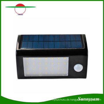 Im Freien wasserdicht 28 LED Solar Power PIR Bewegungssensor Wandleuchte